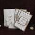 Glitter Invitation Card with Envelope Foil Printing Wedding Invitation Customized 